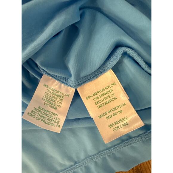 Lilly Pulitzer Luxletic Frida Scallop Polo top Large - Picture 4 of 8